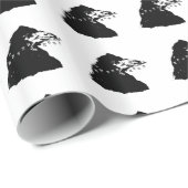 Papier Cadeau Plus le paradis d'Edgar Allan Poe (Coin rond)