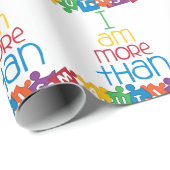 Papier Cadeau Plus que l'autisme (Coin rond)