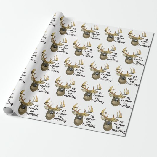 Papier Cadeau Plutôt Chasse Papier Enveloppant (Déroulé)