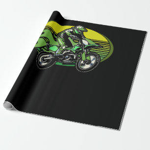 Papier Cadeau Pneus De Rider Traces De Pneus Neon Green Youth