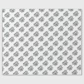 Papier Cadeau Pneus moto Motorclub avec ailes (Plat)