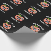 Papier Cadeau Poche Perfect Funny Peach Pun Dark BG (Coin)