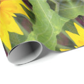 Papier Cadeau Pods de tournesols... (Coin rond)