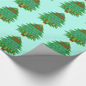 Papier Cadeau Poème fumiste drôle de Noël de Bah (Coin)