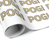 Papier Cadeau Pog! Text Wrapping Paper - Luca Kaneshiro Fan Art (Coin rond)