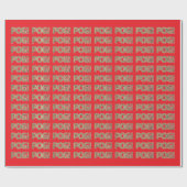 Papier Cadeau Pog! Text Wrapping Paper - Luca Kaneshiro Fan Art (Plat)
