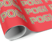 Papier Cadeau Pog! Text Wrapping Paper - Luca Kaneshiro Fan Art (Coin rond)