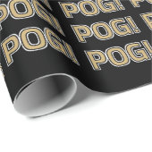 Papier Cadeau Pog! Text Wrapping Paper - Luca Kaneshiro Fan Art (Coin rond)