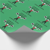 Papier Cadeau Poids Bodybuilding Fitness Gym (Coin)