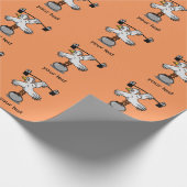 Papier Cadeau Poids de levage de poulet (Coin)