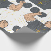 Papier Cadeau Poids de levage des prêtres (Coin)