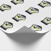 Papier Cadeau Poing de protestation agender (Coin)