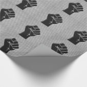 Papier Cadeau Poing de solidarité en fibre de carbone (Coin)