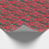 Papier Cadeau Poinsettia (Coin)