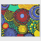 Papier Cadeau Point Abstrait art 3 (Plat)