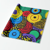 Papier Cadeau Point Abstrait art 4 (Déroulé)