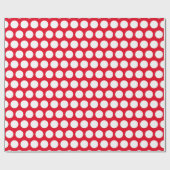 Papier Cadeau Point blanc personnalisé (Plat)