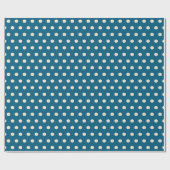 Papier Cadeau point bleu (Plat)