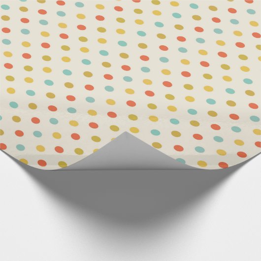 Papier Cadeau Point de polka mignon (Coin)