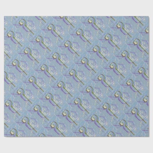 Papier Cadeau point d'interrogation (Plat)