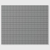 Papier Cadeau Point noir et blanc (Plat)
