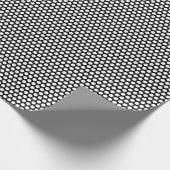 Papier Cadeau Point noir et blanc (Coin)
