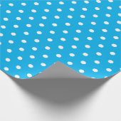 Papier Cadeau Point Polka bleu profond (Coin)