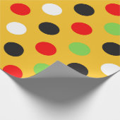 Papier Cadeau Point Polka multicolore (Coin)