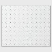Papier Cadeau Point Polka noir (Plat)