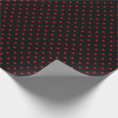 Papier Cadeau Point Polka noir (Coin)