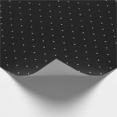 Papier Cadeau Point Polka noir et blanc (Coin)