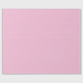 Papier Cadeau Point Polka rose (Plat)