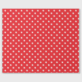 Papier Cadeau Point rouge (Plat)