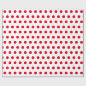 Papier Cadeau Point rouge (Plat)
