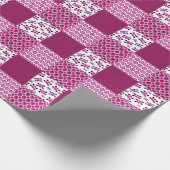 Papier Cadeau Pointe de polka rétro (Coin)