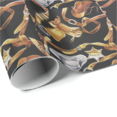 Papier Cadeau Pointe occidentale (Coin rond)