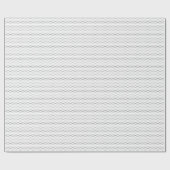 Papier Cadeau Pointe Polka blanche et noire (Plat)