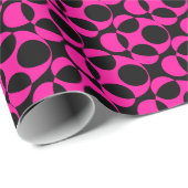 Papier Cadeau Pointe rose Abstrait (Coin rond)
