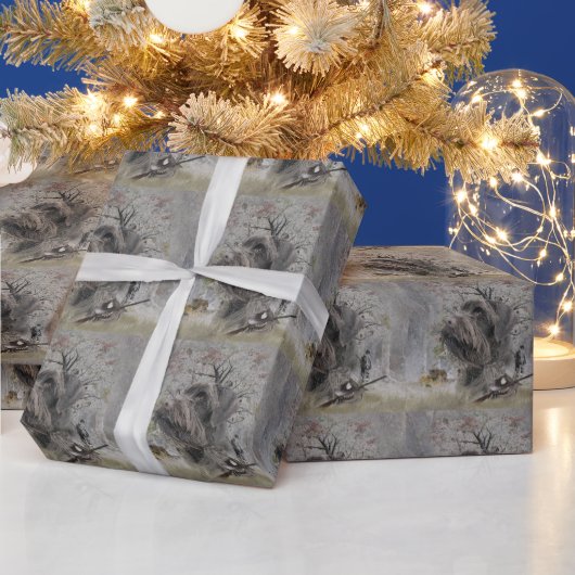 Papier Cadeau Pointer à poil dur allemand (Vacances)