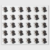 Papier Cadeau Pointer à poil dur allemand (Plat)