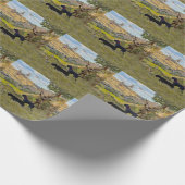 Papier Cadeau Pointer à poil dur allemand (Coin)