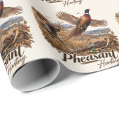 Papier Cadeau Pointer allemand - Collection de chasse (Coin rond)