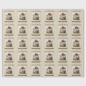 Papier Cadeau Pointer Anglais (Plat)