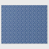Papier Cadeau Pointers and Butterflies (Blue) Wrapping Paper (Plat)
