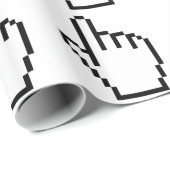 PAPIER CADEAU POINTEUR À MAIN / CURSEUR À SOURIS (Coin rond)