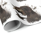 Papier Cadeau Pointeur À poils durs allemand (Coin rond)