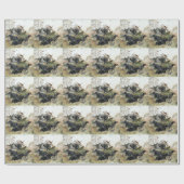 Papier Cadeau Pointeur court allemand (Plat)