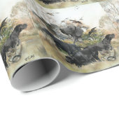 Papier Cadeau Pointeur court allemand (Coin rond)