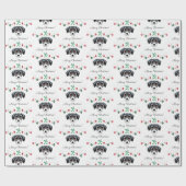 Papier Cadeau Pointeur de Noël (Plat)