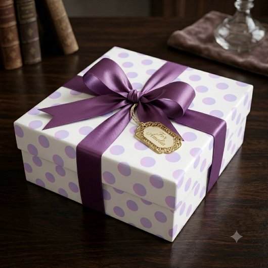 Papier Cadeau Pointillé
